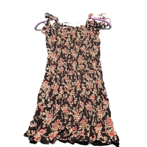 Free People Form fitting Smocked Floral dress  adjustable shoulder straps